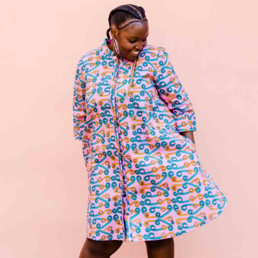 Zuri Fiddlesticks Dress Plus Size 3X